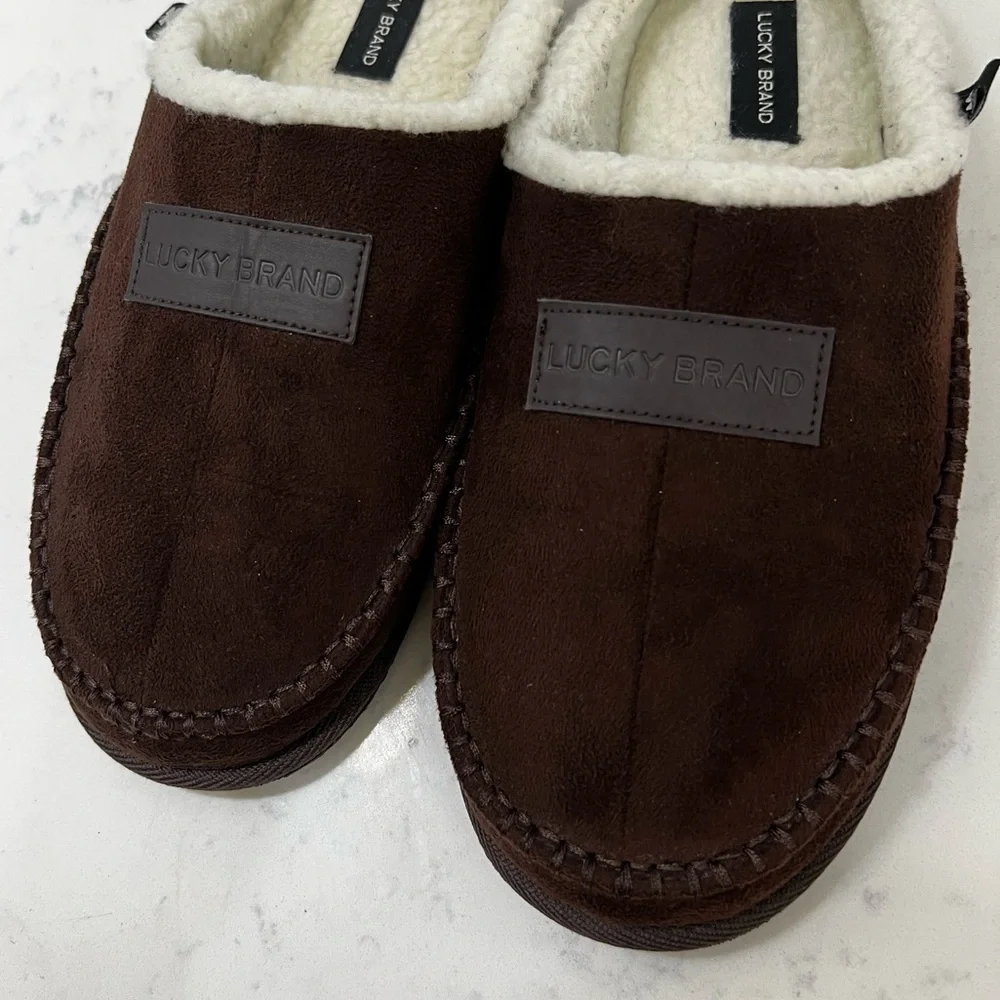 Lucky Brand Men's Dark Brown Slip-Ons